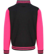 JH043 Jet Black/Hot Pink Back