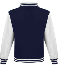 JH043 Oxford Navy/White Back