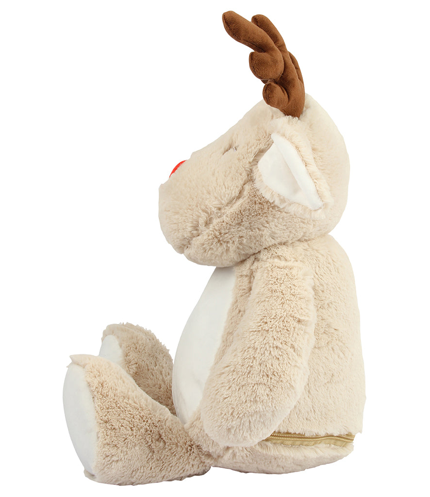 Personalised Reindeer Embroidered Teddy